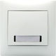 White Illuminated Label Button Domus Redpoint 3...