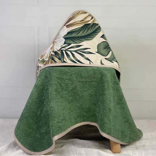 abo Baby Bath Towel Bathrobe Hooded 75x75cm