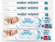 Nannys Water Wipes Baby Wipes with 99% Water Alcohol-Free Parabens Free 6x50 Pieces