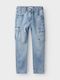 Kinder Schlaghose Fracht Light Blue Denim
