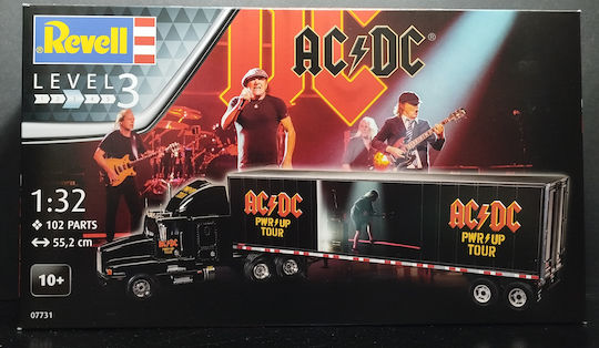 Revell 2024 Ac Dc Power Pwr Up Туристически Камион Мащаб 1:32 # 07731 Комплект За Модел Неотварян