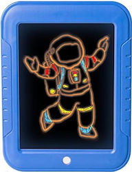 Tabletă de Desen Deluxe Magic Pad cu 8 Efecte de Lumină, Markere Fluorescente, 30 Desene Incluse