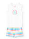 Boboli Kids' Pajamas Summer Cotton White