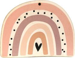 Wooden Hanging Element Rainbow 9x6.5cm 2pcs