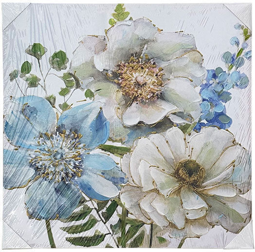 Πίνακας Ζωγραφικής Τυπωμένος Decor Fiore Καμβά 50x50εκ Σχ 2 Λουλούδια