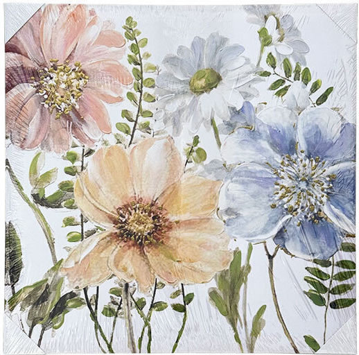Πίνακας Ζωγραφικής Τυπωμένος Decor Fiore Καμβά 50x50εκ Σχ 1 Λουλούδια