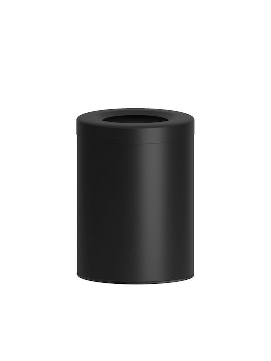 Pam & Co Plastic Waste Bin 2536 12lt Black 25x25x30cm