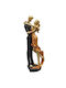 Inart Decorative Statuette Polyresin Pair 10x9x34cm 1pcs
