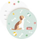 Verspielte Hunde Party Einladungen, Packung mit 8