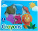 Animal Crayons 6pcs 2 Designs
