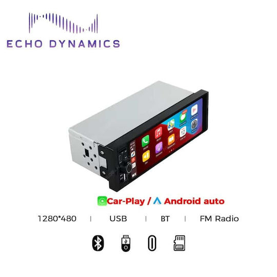 Echo Dynamics Autoradio 1 DIN Bluetooth USB GPS Apple CarPlay