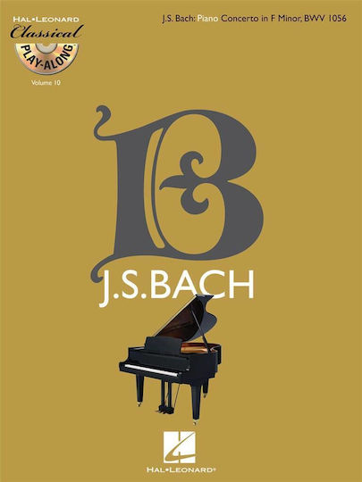Classical Play-along Bach Piano Concerto In F Minor Bwv 1056 & Cd