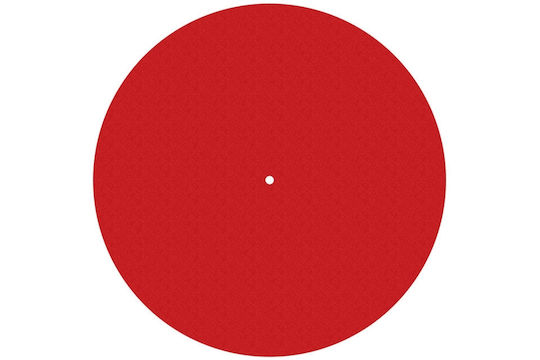 Pro-Ject Audio Slipmat από Τσόχα Felt-Mat σε Κόκκινο Χρώμα