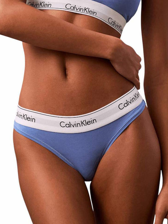 Calvin Klein Women's String Blue