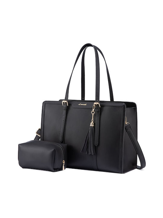 Set Women's Bag Shopper Shoulder Black