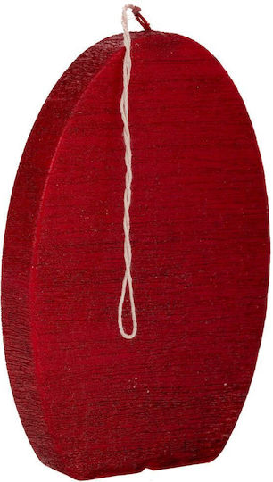 Iliadis Ou De Paște Metalic Roșu 12x18cm