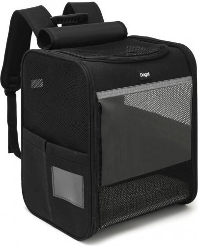 Miss Lulu Rucksack für Hunde / Katzen Schwarz