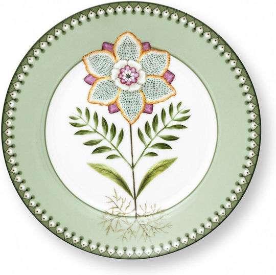 PiP Studio Πιάτο Γλυκού από Πορσελάνη Πολύχρωμο 21cm