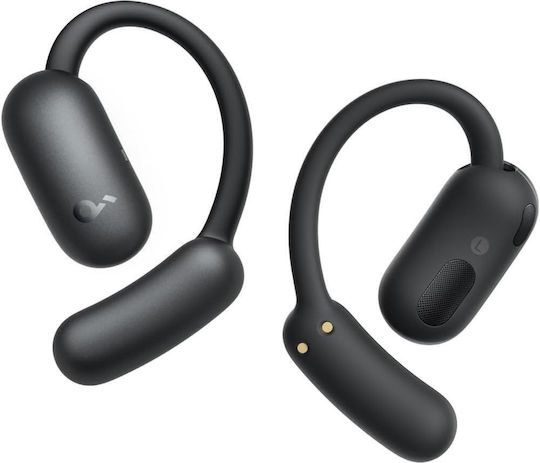 Soundcore by Anker AeroFit 2 Offenes Ohr Bluetooth-Freisprecheinrichtung Kopfhörer mit Schweißresistenz und Ladeetui Schwarz