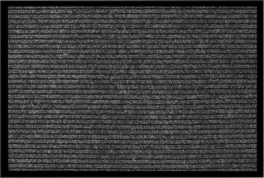 Eingangsmatte für den Hausgebrauch Huh-0208 Rutschfest 90x60cm 6mm Dicke Grau