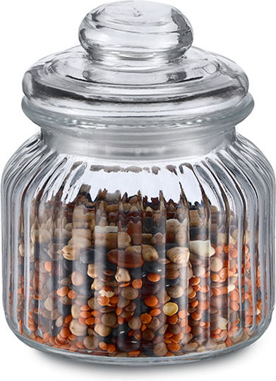 Vază Utilizare Generală Cu Capac Ermetic Sticlă Transparentă 600ml