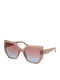 Guess Ochelari De Soare Pentru Femei Cu Ramă Neagră Din Plastic Și Lentile Degrade GU00153 57F