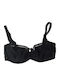 Balconette Balconette Bra without Padding Underwire Black