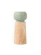 Ready Manual Set Spice Mills made of Wood in Green Color 14.3cm 1pcs