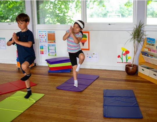 Kit for Kids Αναδιπλούμενο Στρώμα Γυμναστικής Κόκκινο (90x45x1cm)