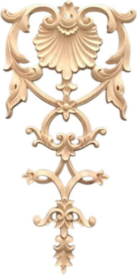 Carved Solid Wood 19x12x0.8cm Dhw-380