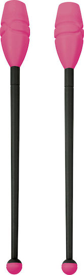 Korina Rhythmische Gymnastik Keule 45cm 150g Weich Schwarz Fuchsia Av244r V