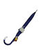 PCMerch Kids Curved Handle Umbrella Blue