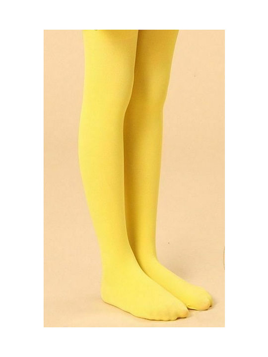 Children's Ballet Tights 40 Den Greek-yellow