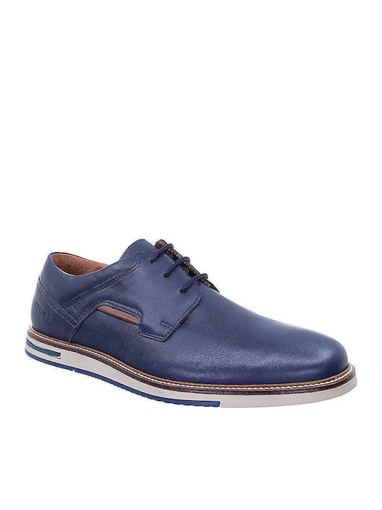 6244 Men's Anatomic Leather Casual Shoes Blue