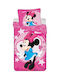 Disney Set Cearceaf Pentru Copii Single Cu Față De Pernă Multicolor 140x200 cm