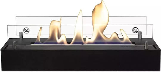 Xaralyn Burner L Internal / Outdoor Floor Bioethanol Fireplace Black