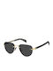 David Beckham Men's Sunglasses with Gold Metal Frame and Gray Lens DB 7144/S RHL/IR