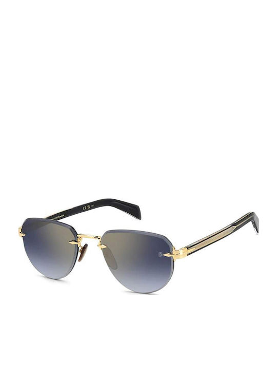 David Beckham Unisex Sunglasses with Gold Metal...