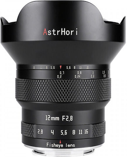 AstrHori Full Frame Φωτογραφικός Φακός Fisheye για Canon RF Mount Μαύρος