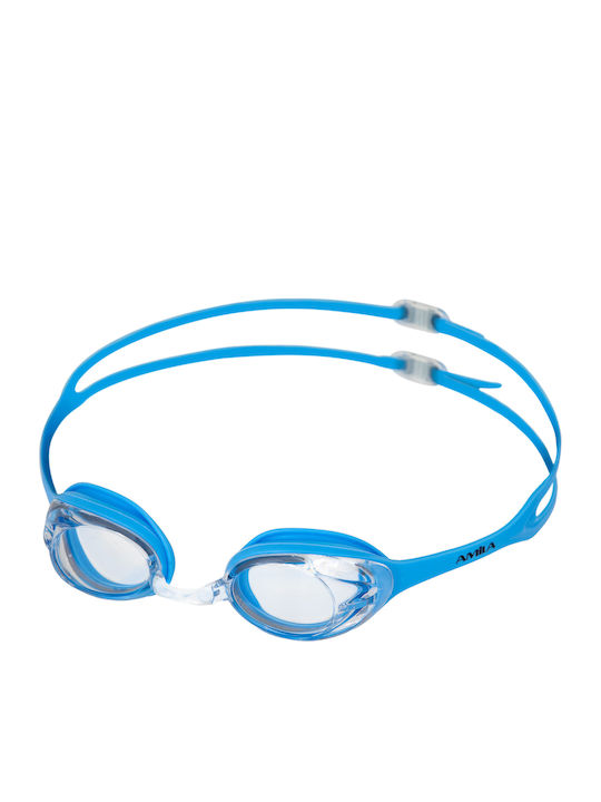 AMILA N3-af Swimming Goggles Adults Light Blue