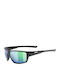 Uvex Sportstyle 230 Men's Sunglasses with Black Plastic Frame and Green Mirror Lens S5320692215