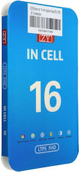 Οθόνη Zy-ltps Ic Transferable για iPhone 16 (Μαύρο)