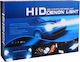 Autoline Xenon Σετ Φωτισμού Αυτοκινήτου H.i.d Slim Ballast H1 Can bus 12V 6000K Ψυχρό Λευκό