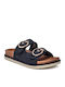 Flache Sandalen für Damen Flatforms in Schwarz Farbe