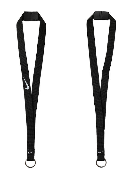 black nike keychain lanyard