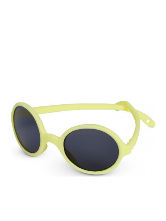 KiETLA Unbreakable Round Kids Sunglasses Yellow...