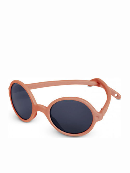 KiETLA Unbreakable Round Baby Sunglasses Pink f...