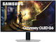 Samsung Odyssey G6 G61SD OLED HDR Monitor 27" QHD 2560x1440 240Hz με Χρόνο Απόκρισης 0.03ms GTG