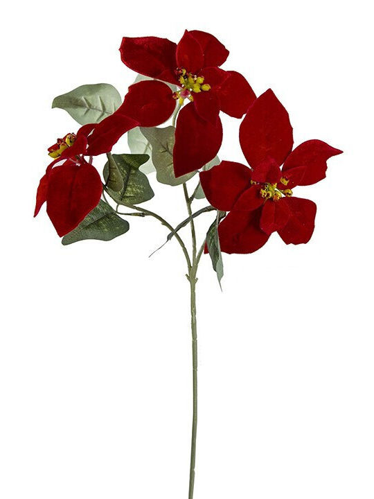 Zaros Weihnachtsdekoration Stoff Blume Länge 60cm.