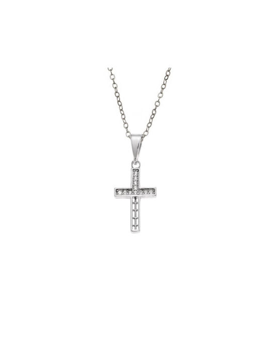 Senza Men's Cross from Silver